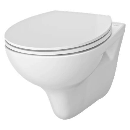 Cuvette de WC suspendue en céramique blanche